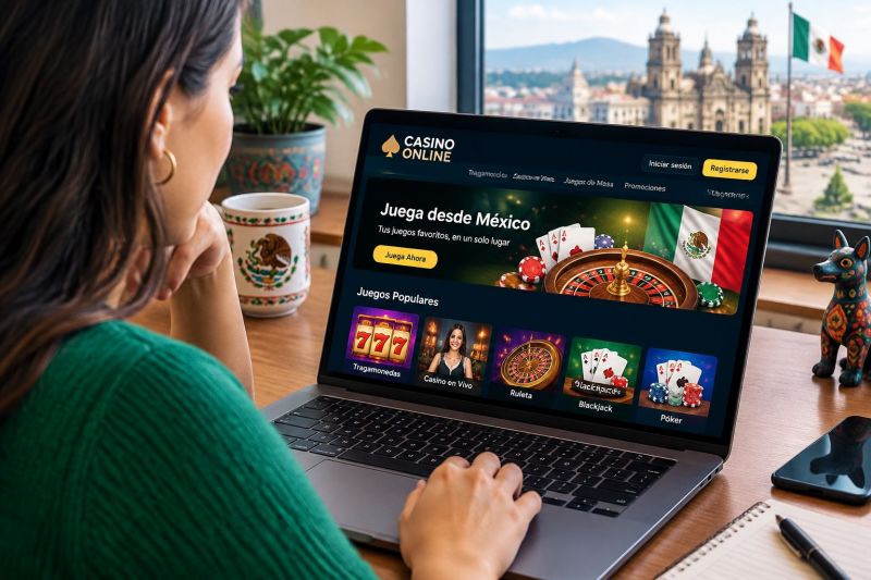 escenario de casino animado